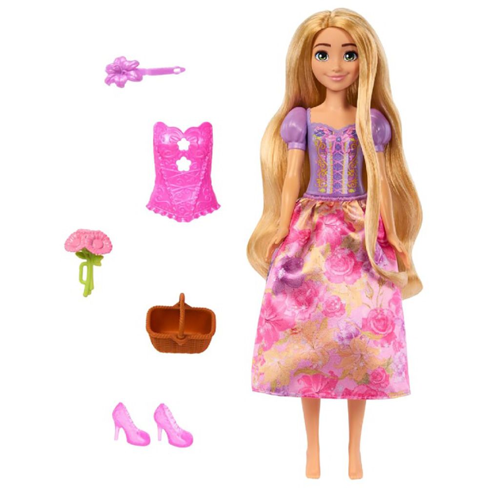 Кукла с аксесоари изненада, Disney Princess, Spin And Reveal, Rapunzel, HTV86