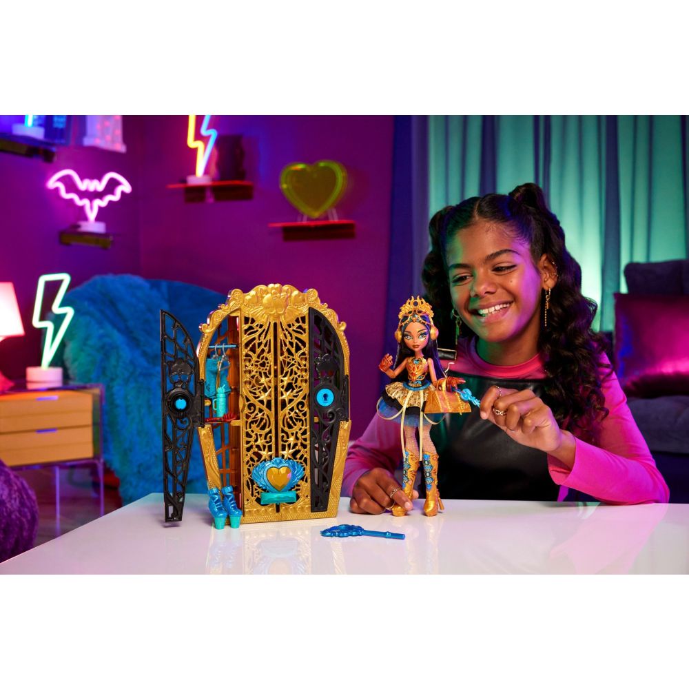 Кукла с аксесоари, Monster High, Skulltimate Secrets, Cleo De Nile, HXH86