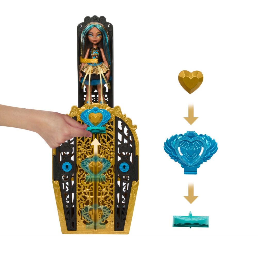 Кукла с аксесоари, Monster High, Skulltimate Secrets, Cleo De Nile, HXH86