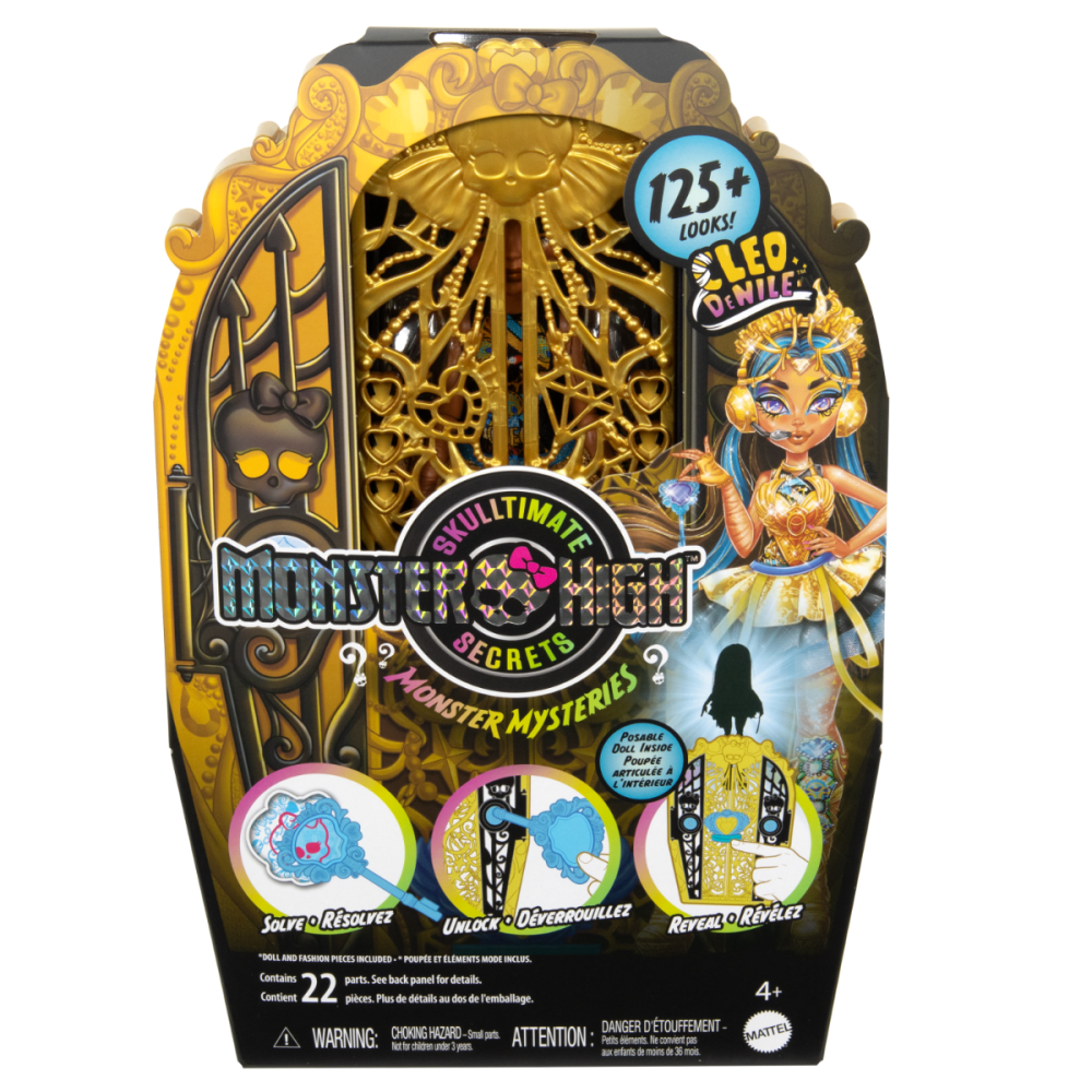 Кукла с аксесоари, Monster High, Skulltimate Secrets, Cleo De Nile, HXH86