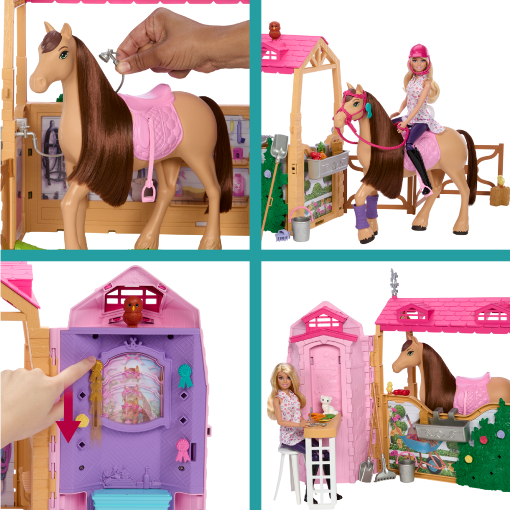 Комплект за игра с кукла, Barbie Mysteries, The Great Horse Chase, HXJ44