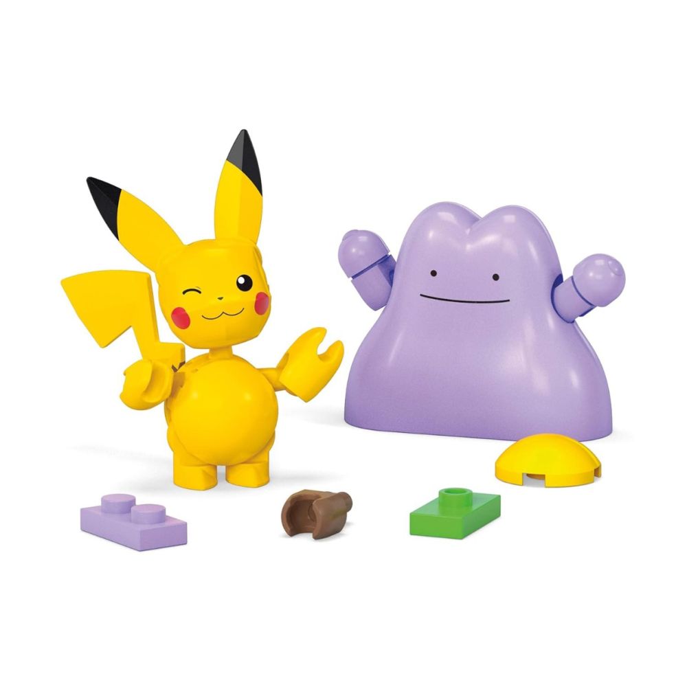 Строителен комплект, Mega Pokemon, Pikachu и Ditto, JCT43