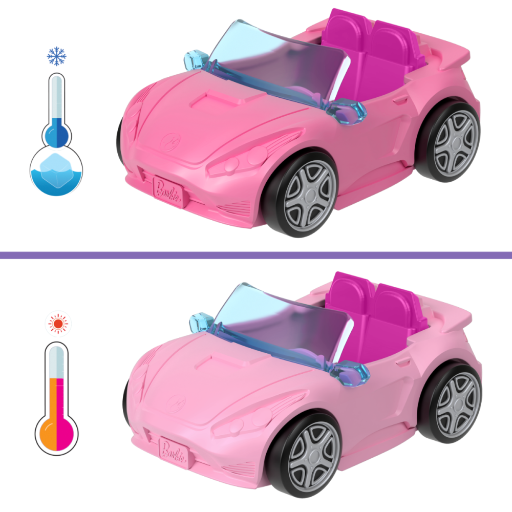 Комплект за игра с превозно средство и кукла Barbie, Mini BarbieLand, HYF38