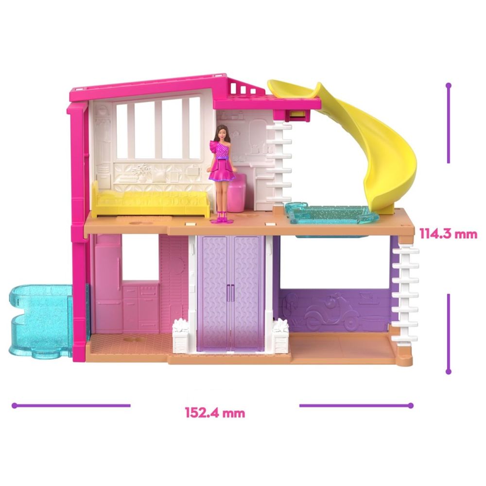 Комплект за игра къщичка и кукла Barbie, Mini Barbieland, HYF47
