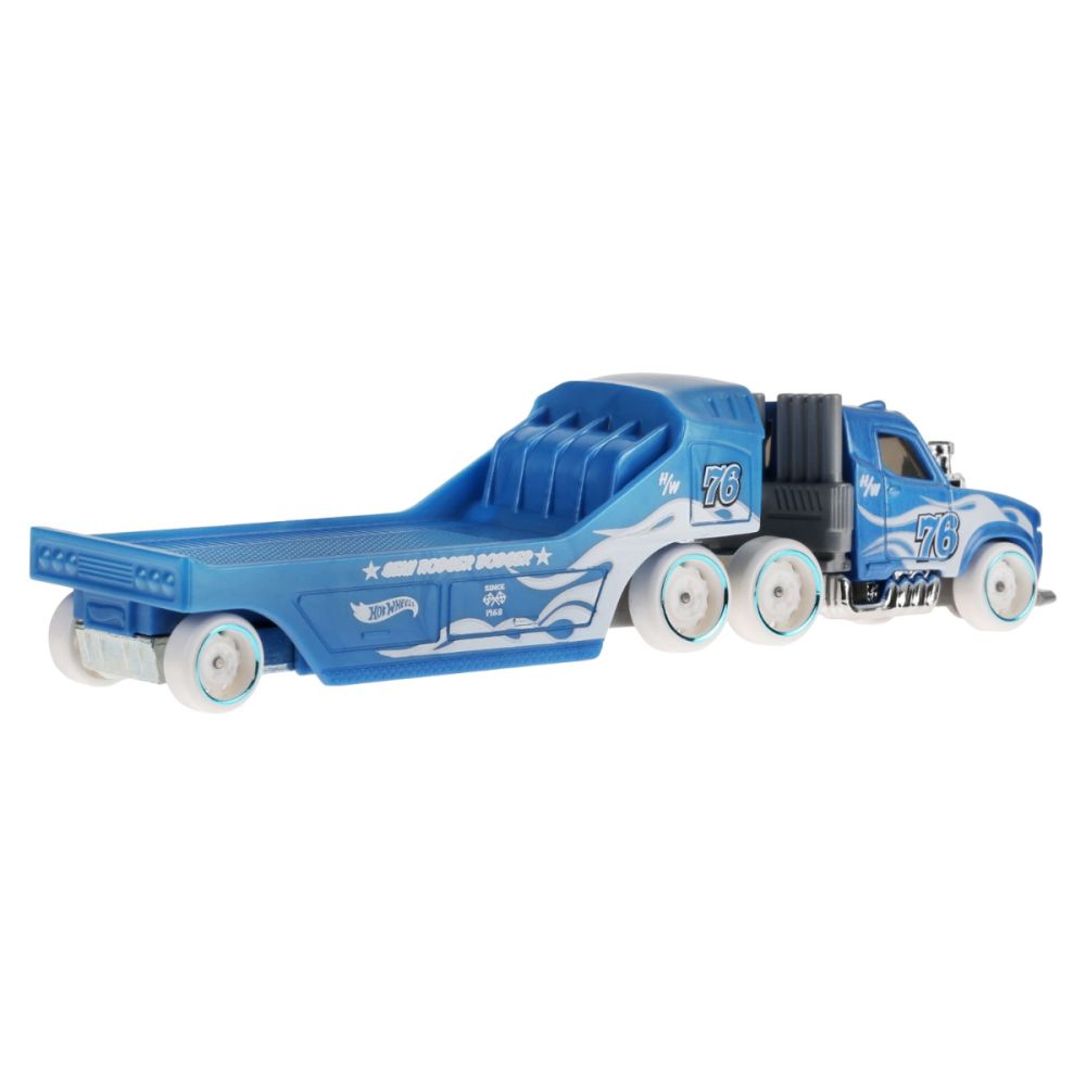 Комплект камион и ремарке, Hot Wheels, Track Fleet, Semi Rodger Dodger, HVF03