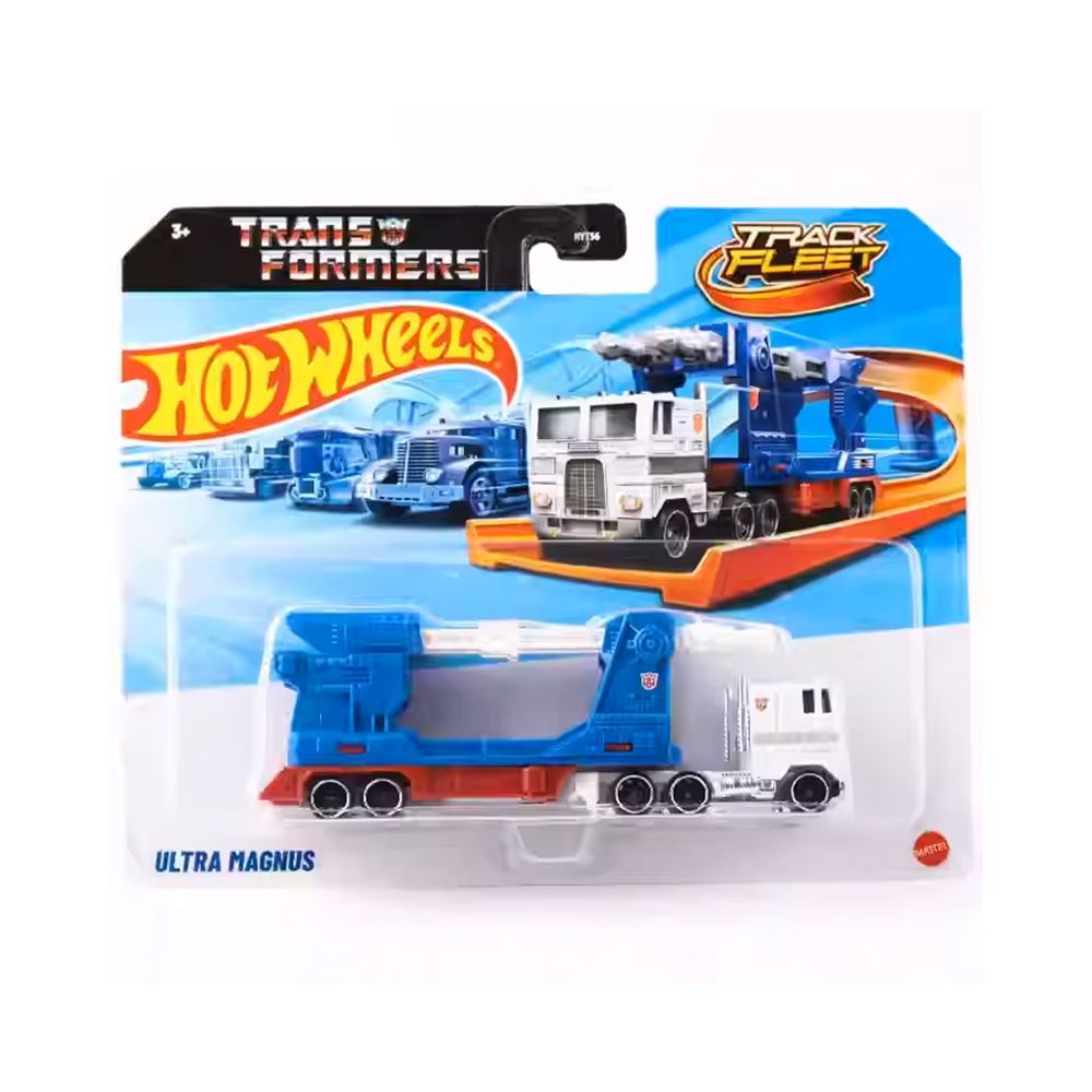 Комплект камион с ремарке, Hot Wheels, Track Fleet, Ultra Magnus, JCM59