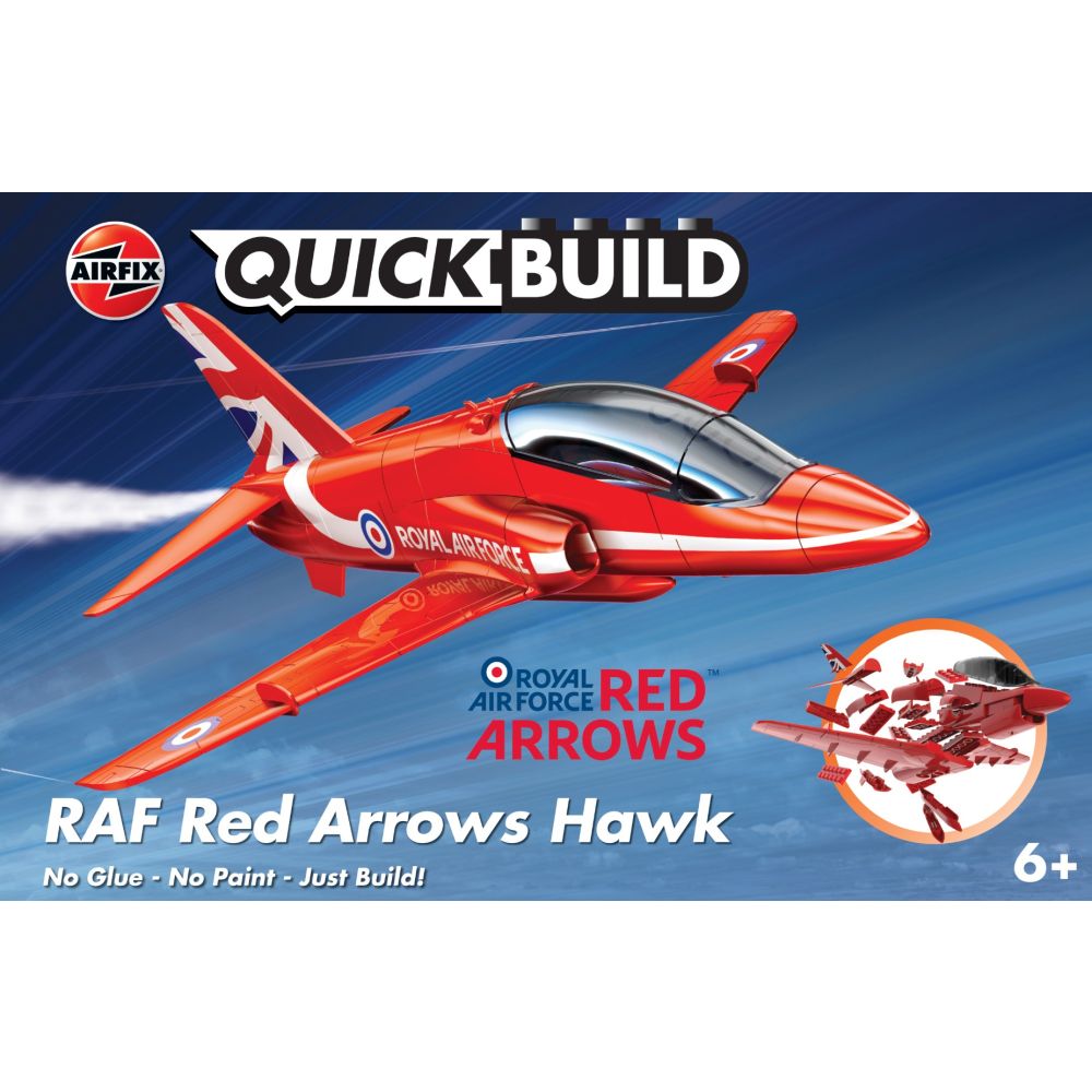 Строителен комплект, Airfix Quickbuild, Red Arrows Hawk, 31 части