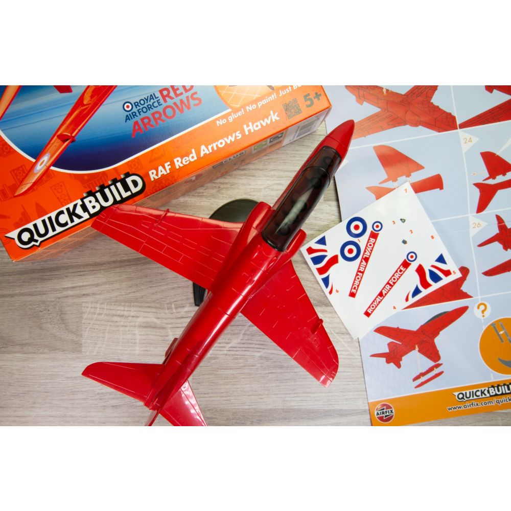 Строителен комплект, Airfix Quickbuild, Red Arrows Hawk, 31 части
