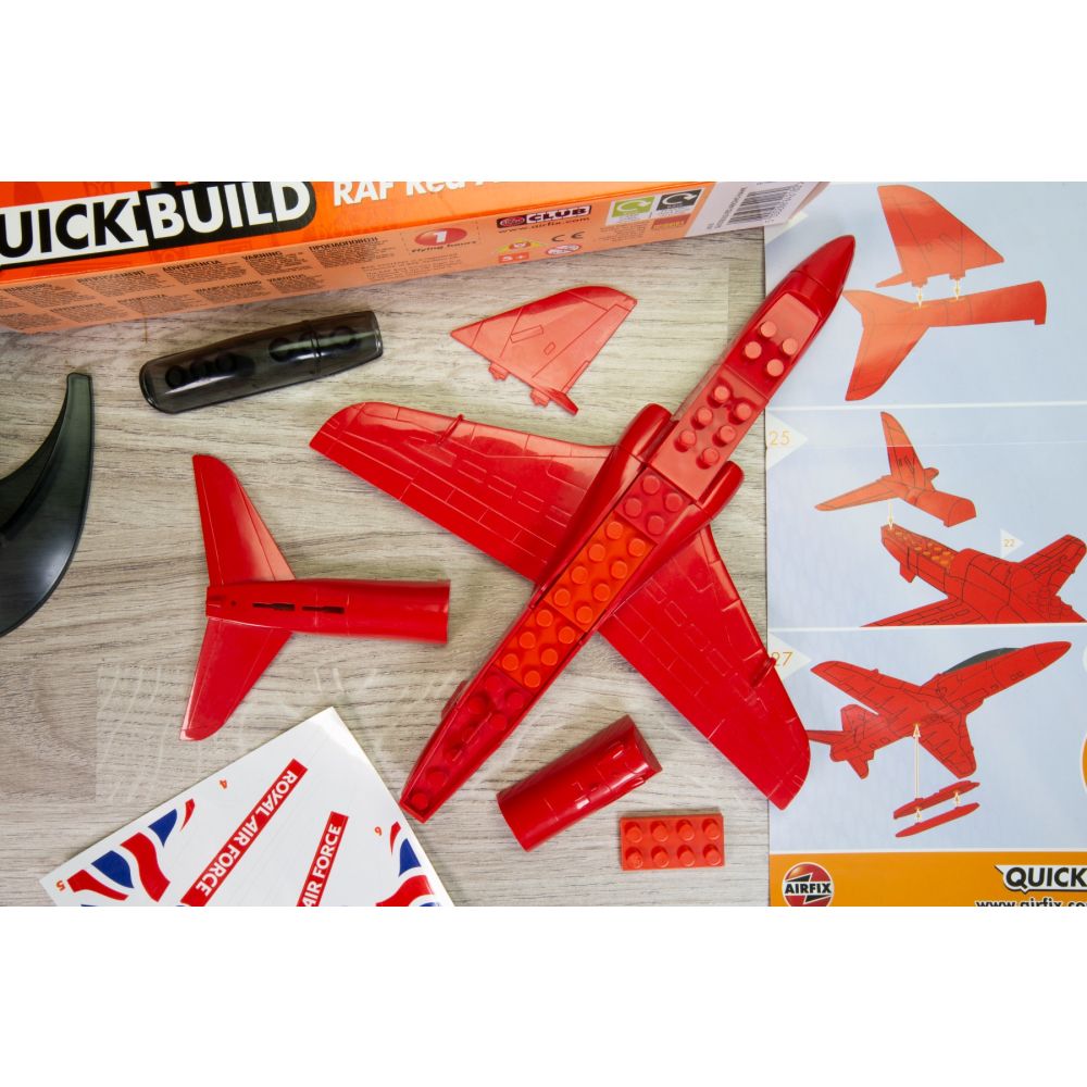 Строителен комплект, Airfix Quickbuild, Red Arrows Hawk, 31 части