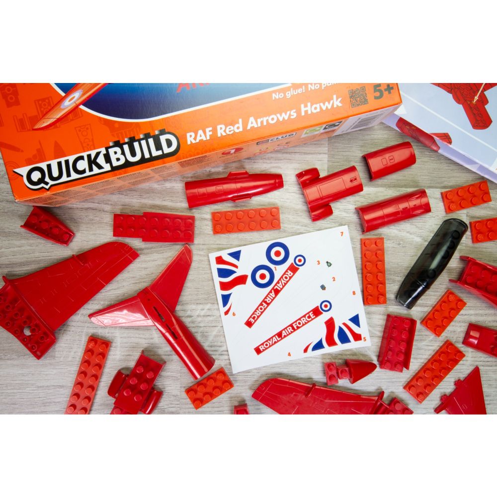 Строителен комплект, Airfix Quickbuild, Red Arrows Hawk, 31 части