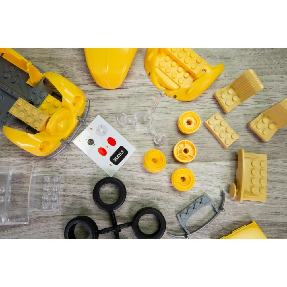 Строителен комплект, Airfix Quickbuild, Vw Beetle, Yellow, 36 части