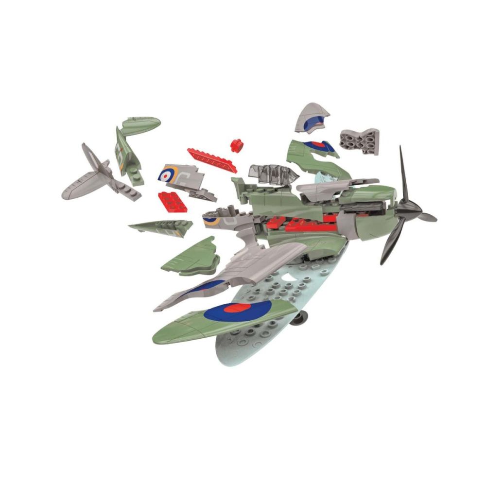 Строителен комплект, Airfix Quickbuild, Plane D-Day Spitfire, 34 части