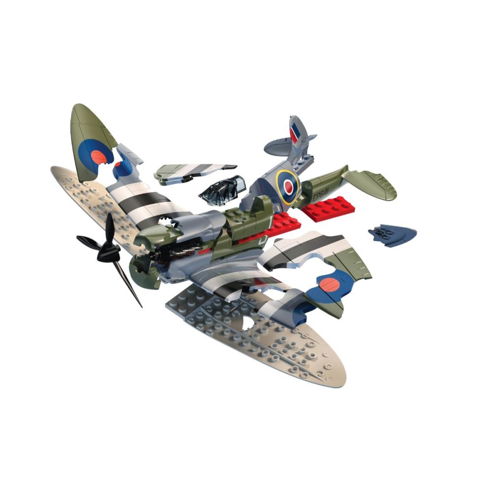 Строителен комплект, Airfix Quickbuild, Plane D-Day Spitfire, 34 части