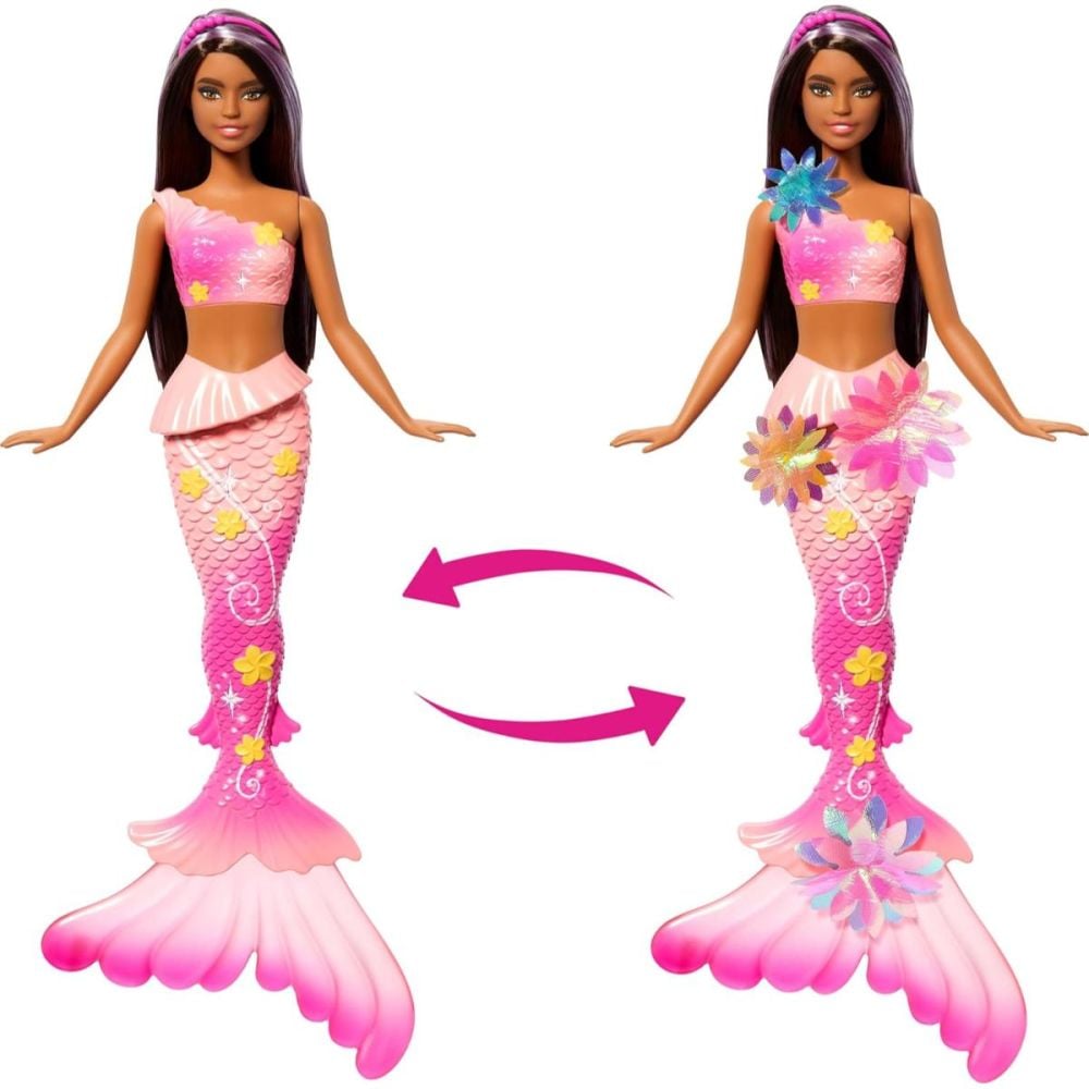 Кукла Barbie русалка, Flower Magic Mermaind, JDM73