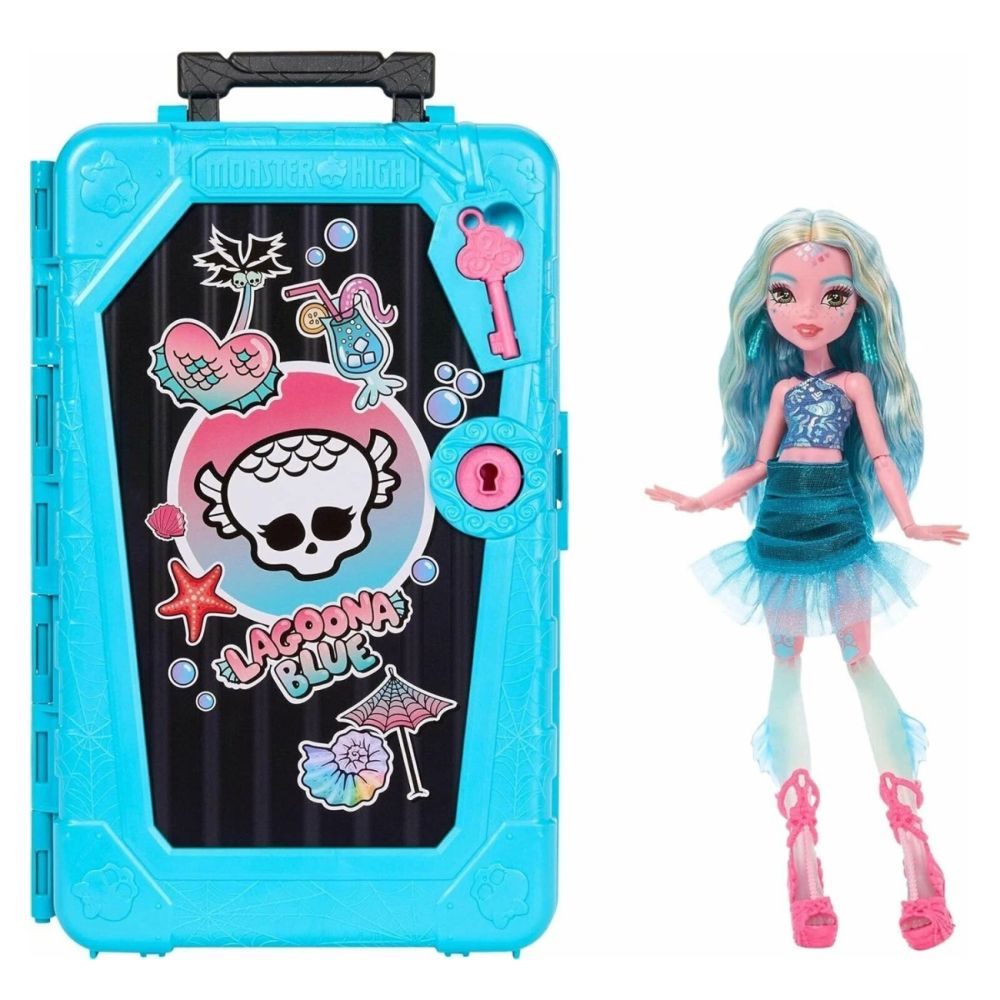 Кукла с аксесоари, Monster High, Skulltime Secrets, Gore-Geous Oasis, Lagoona Blue, JDR51