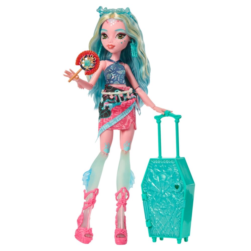 Кукла с аксесоари, Monster High, Skulltime Secrets, Gore-Geous Oasis, Lagoona Blue, JDR51