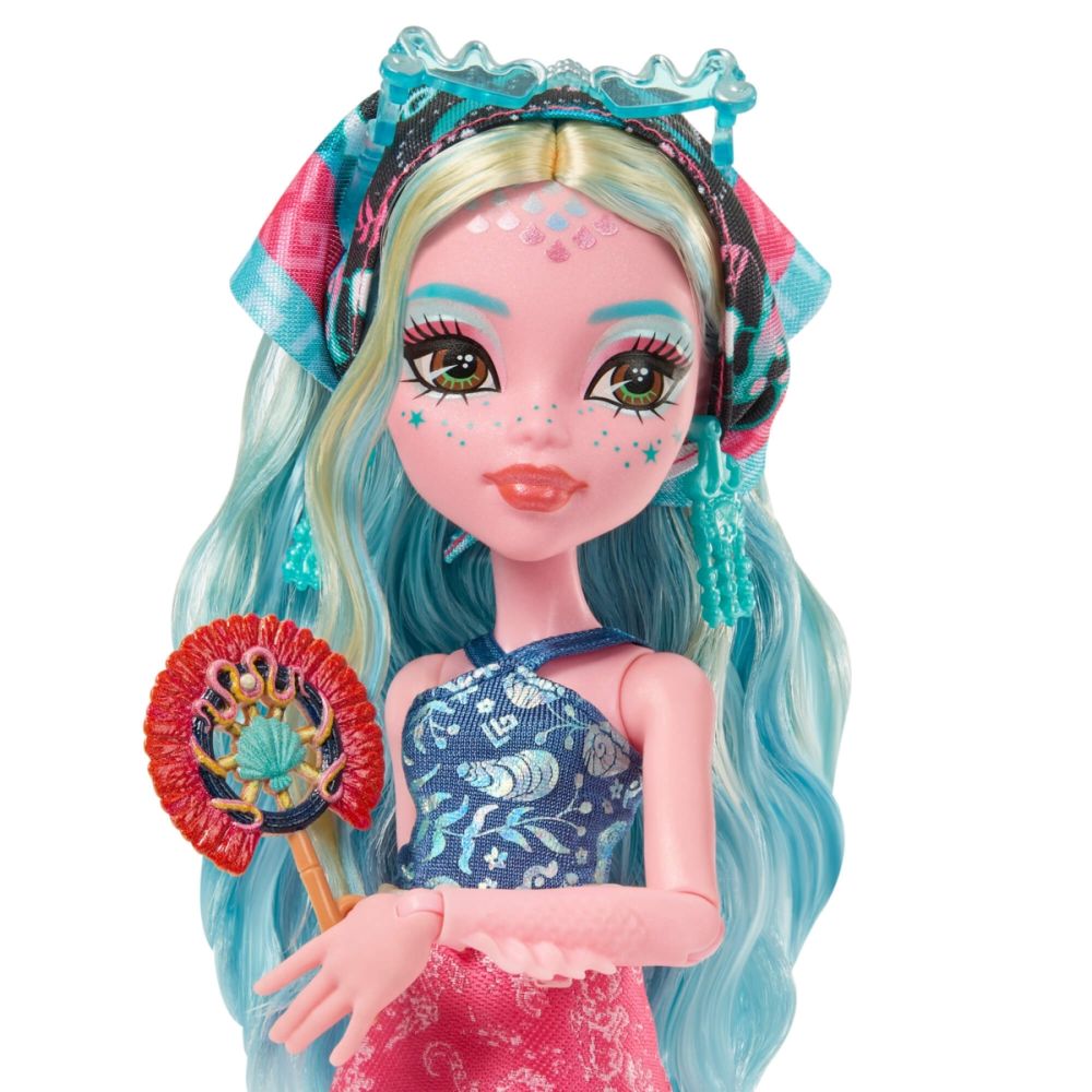 Кукла с аксесоари, Monster High, Skulltime Secrets, Gore-Geous Oasis, Lagoona Blue, JDR51