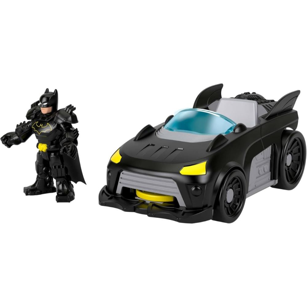 Комплект кола Batmobil и фигурка на Batman, Imaginext, DC Metal Force, Super Friends, JFJ68