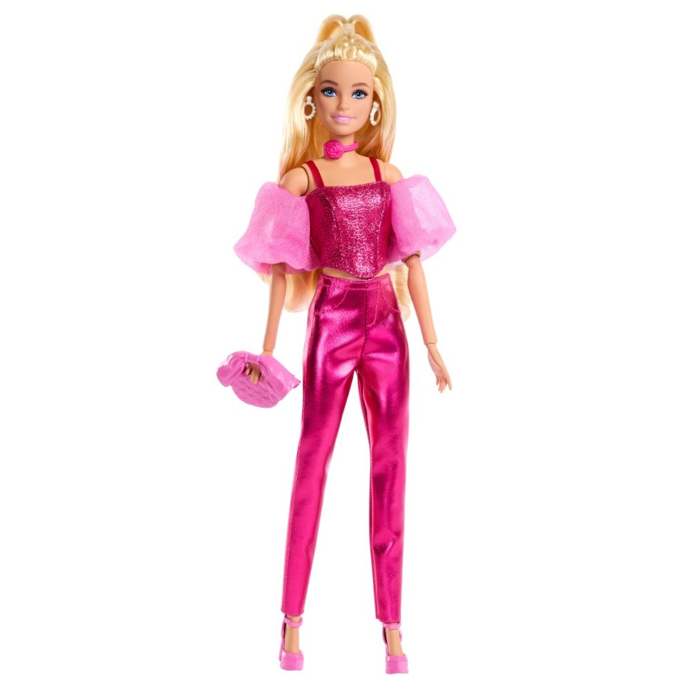 Кукла Barbie, Deluxe Style, Metallic Pink Outfit, JFP40