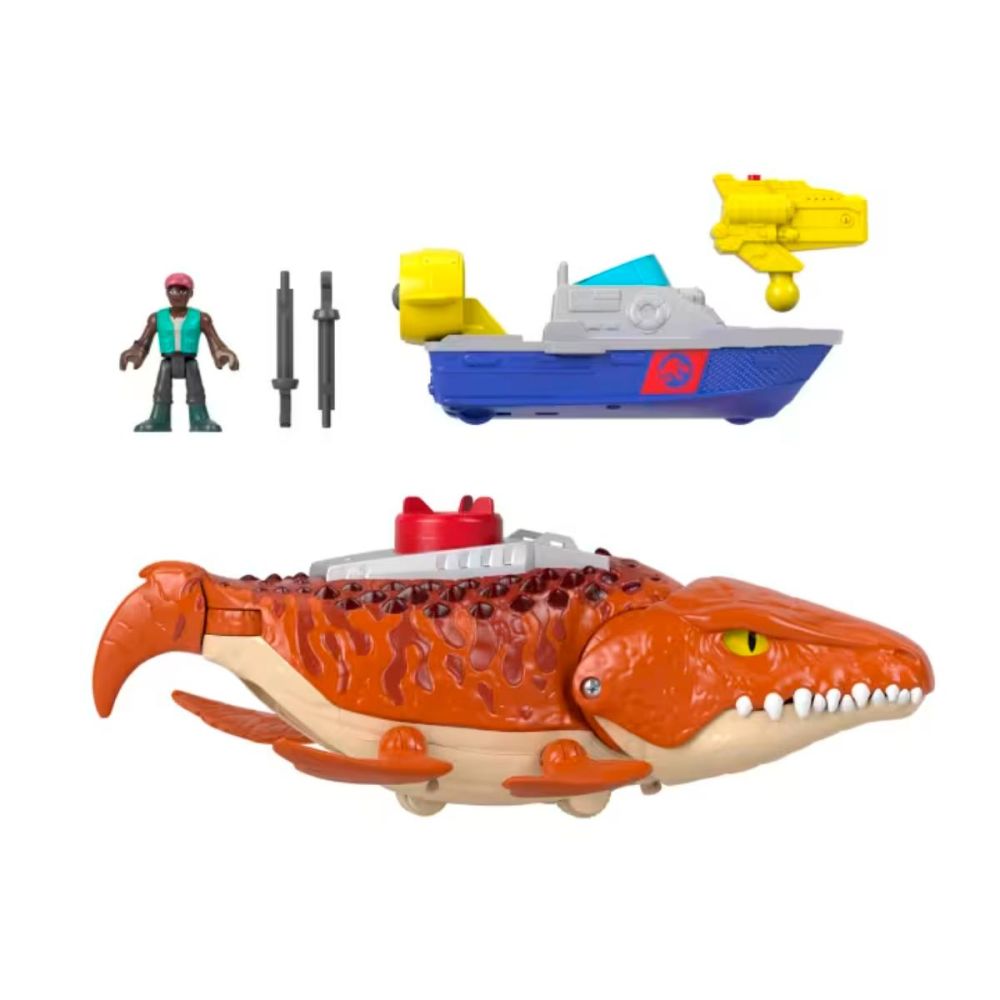 Комплект за игра с подвижна фигура, Jurassic World Renaissance, Mosaurus, JFR23