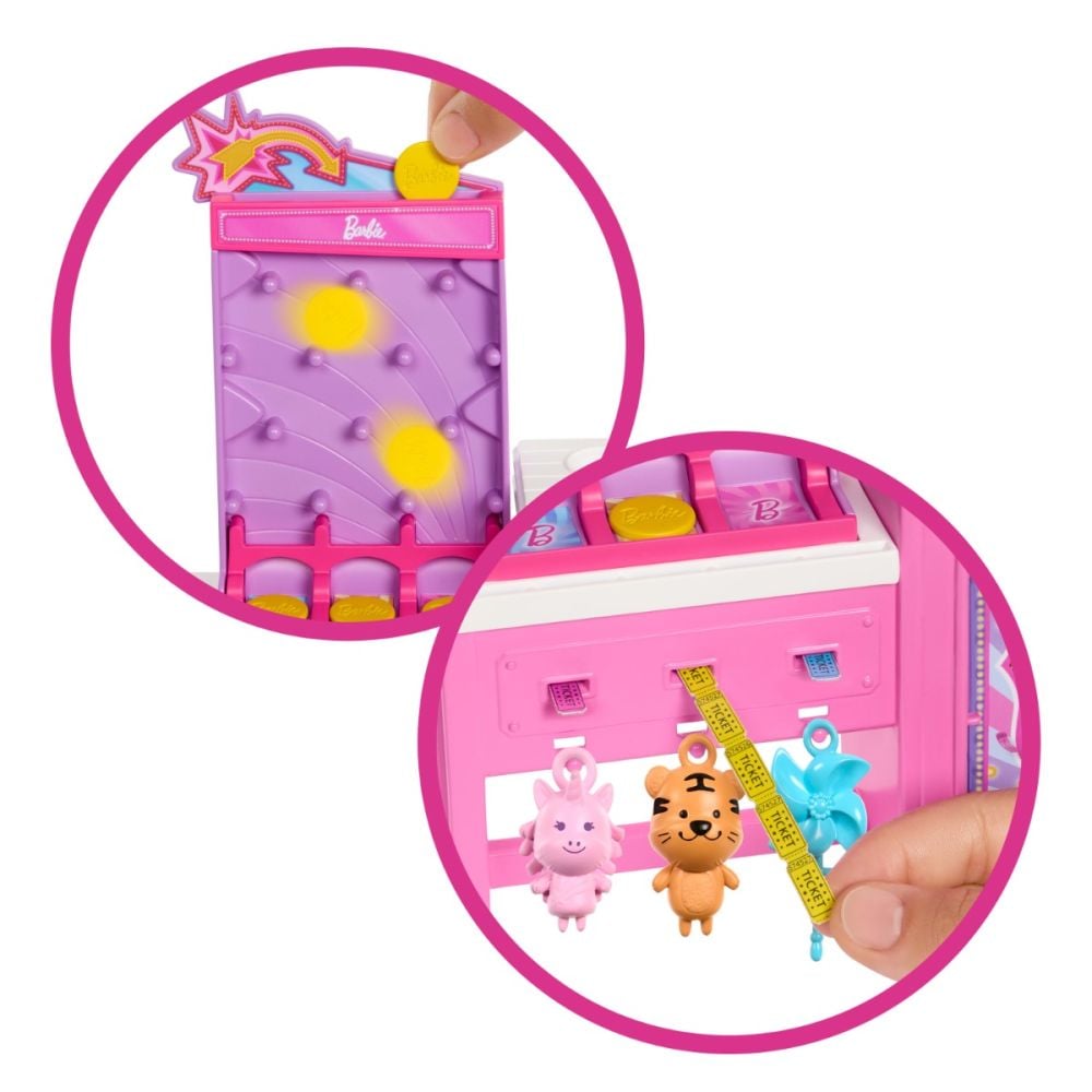 Комплект за игра с кукла Malibu, Barbie, Mysteries Beach Detectives, Cotton Candy, JFV67