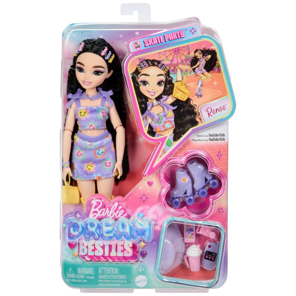 Кукла Barbie, Dream Besties Renee, Skate Party, JFX99