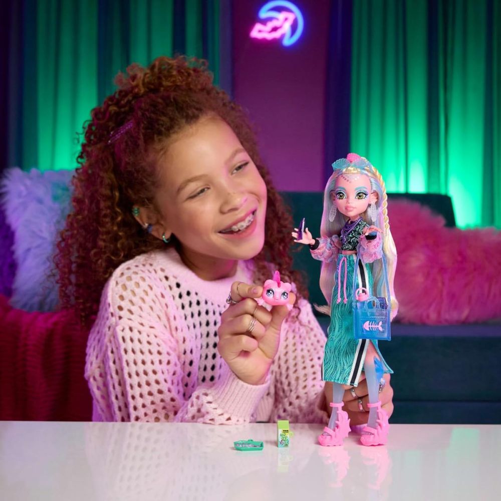 Кукла с домашен любимец, Monster High, Lagoona Blue и Neptuna, JHK33