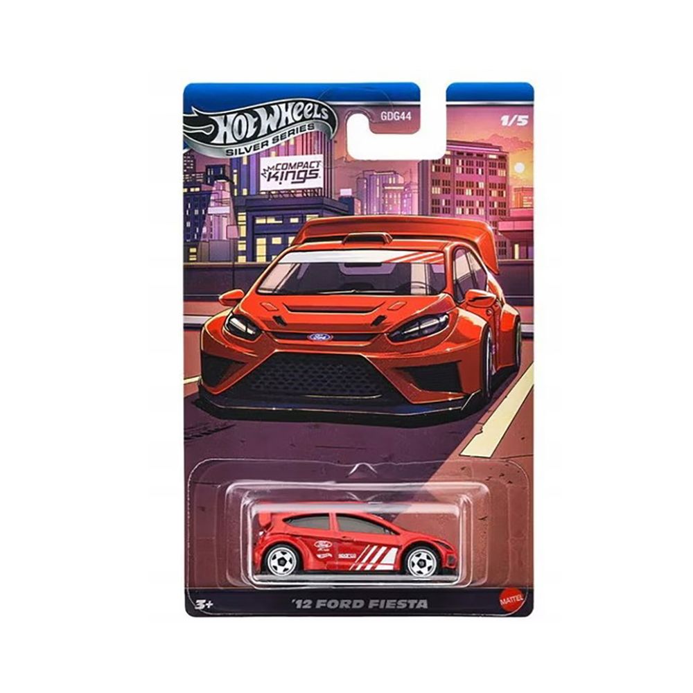 Метална количка, Hot Wheels, Silver Series, 12 Ford Fiesta, 1:64