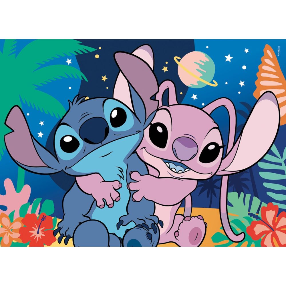 Пъзел 2 в 1 Lisciani, Disney Stitch, 24 части