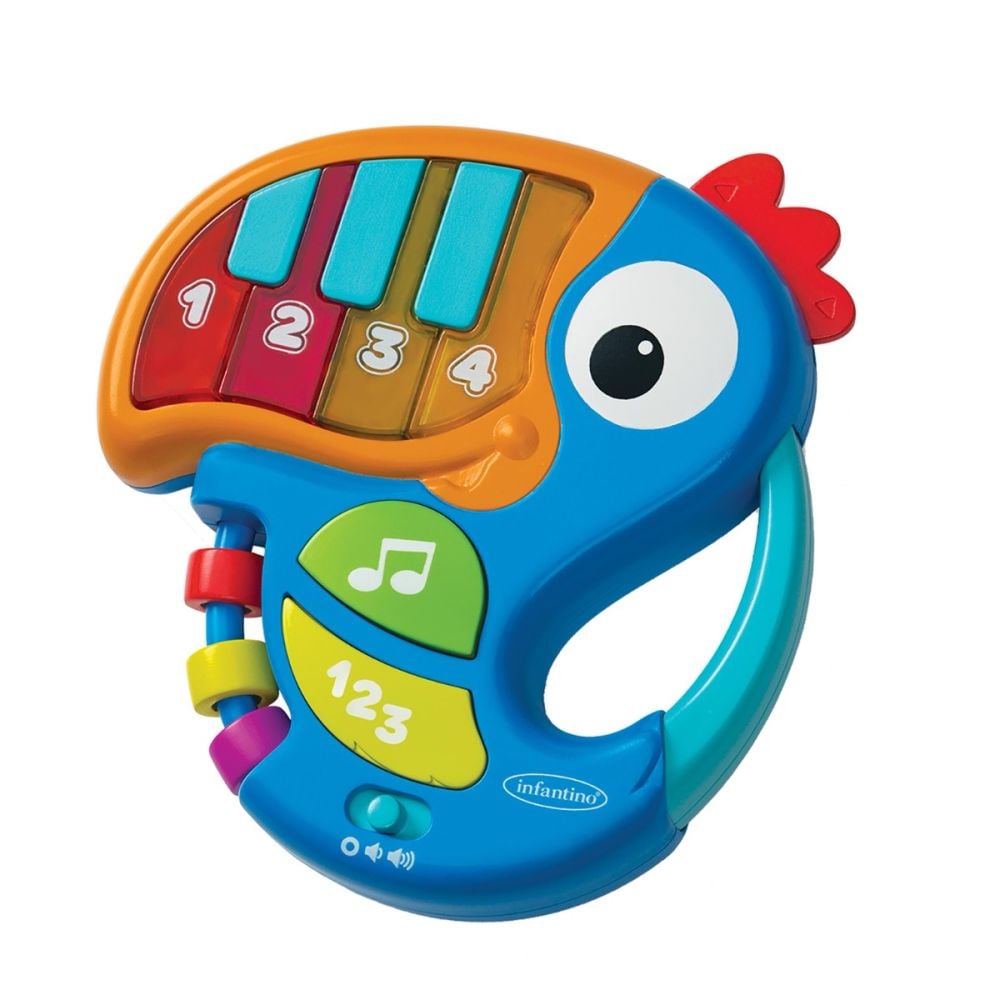 Интерактивна играчка, Infantino, Piano & Numbers, Тукан