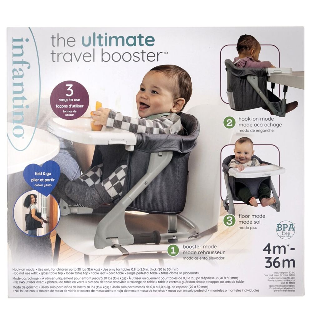 Столче за хранене 3в1, Infantino, The Ultimate Travel Booster