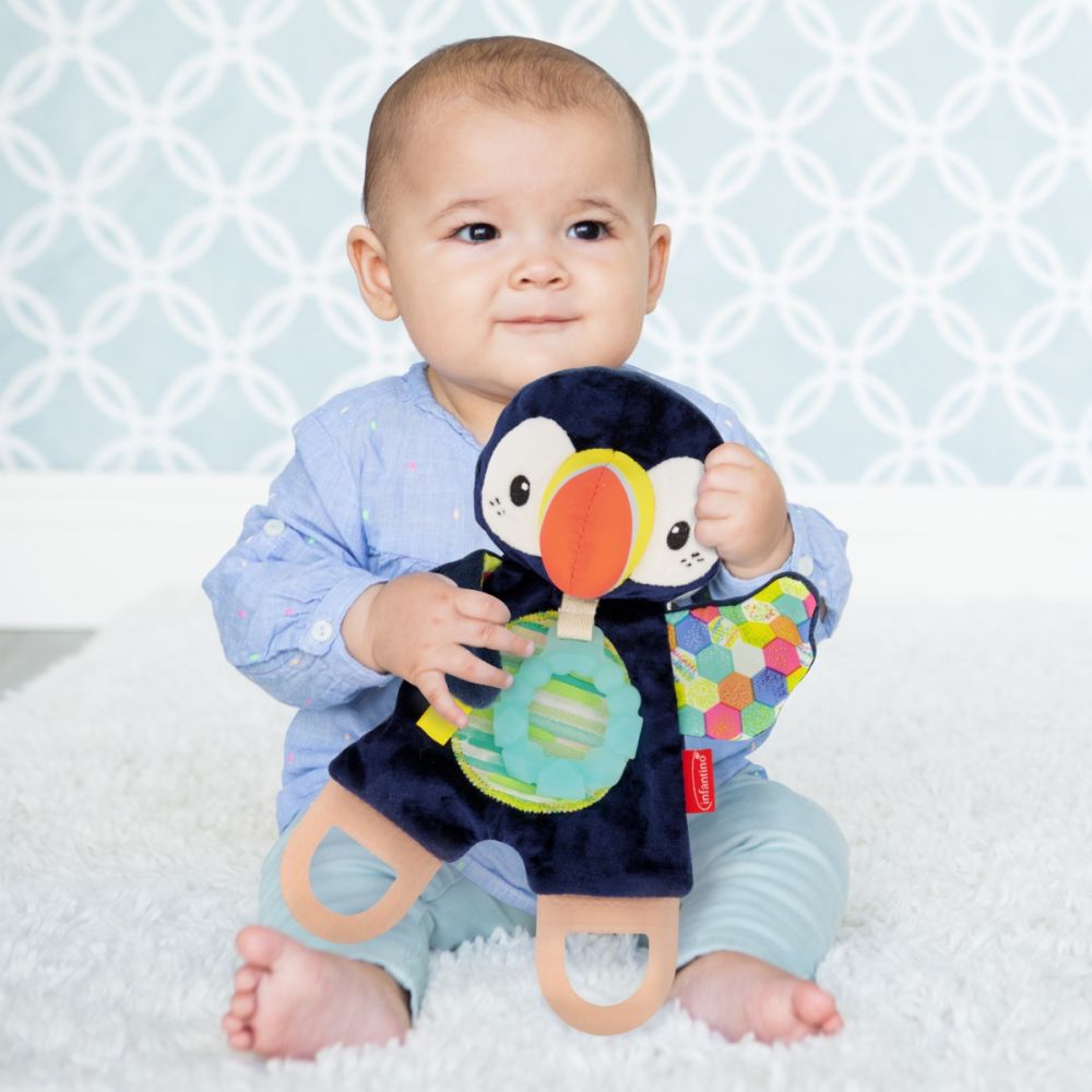 Гризалка, Infantino, Gaga Teether Cuddly Puffin