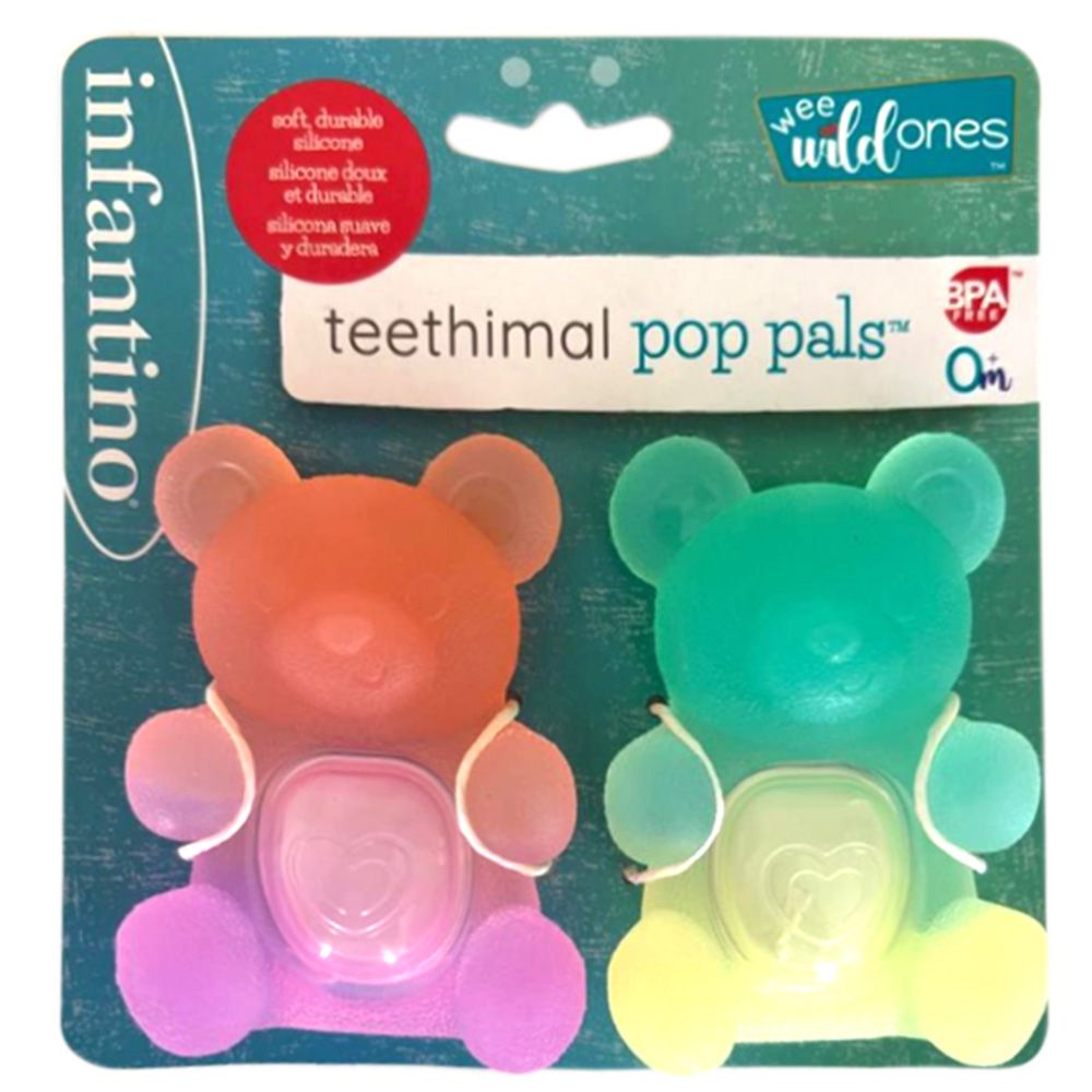 Комплект 2 гризалки, Infantino, Pop Pals, Bears