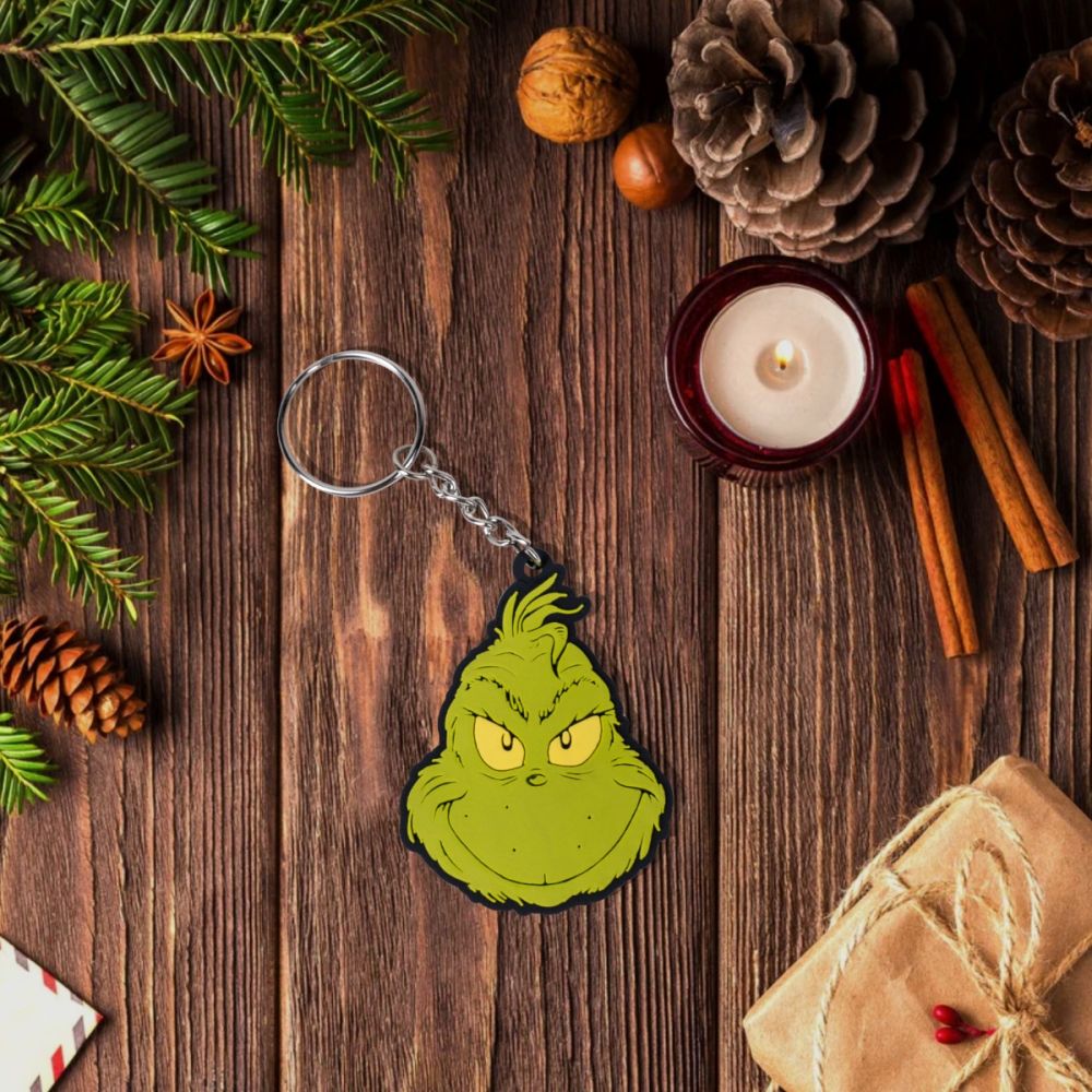 Гумен ключодържател с верижка, Grinch