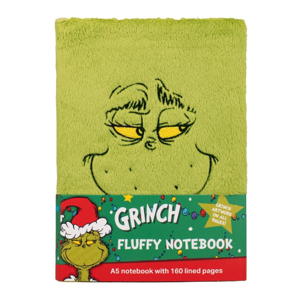 Дневник А5, Grinch, Fluffy Notebook, 160 страници