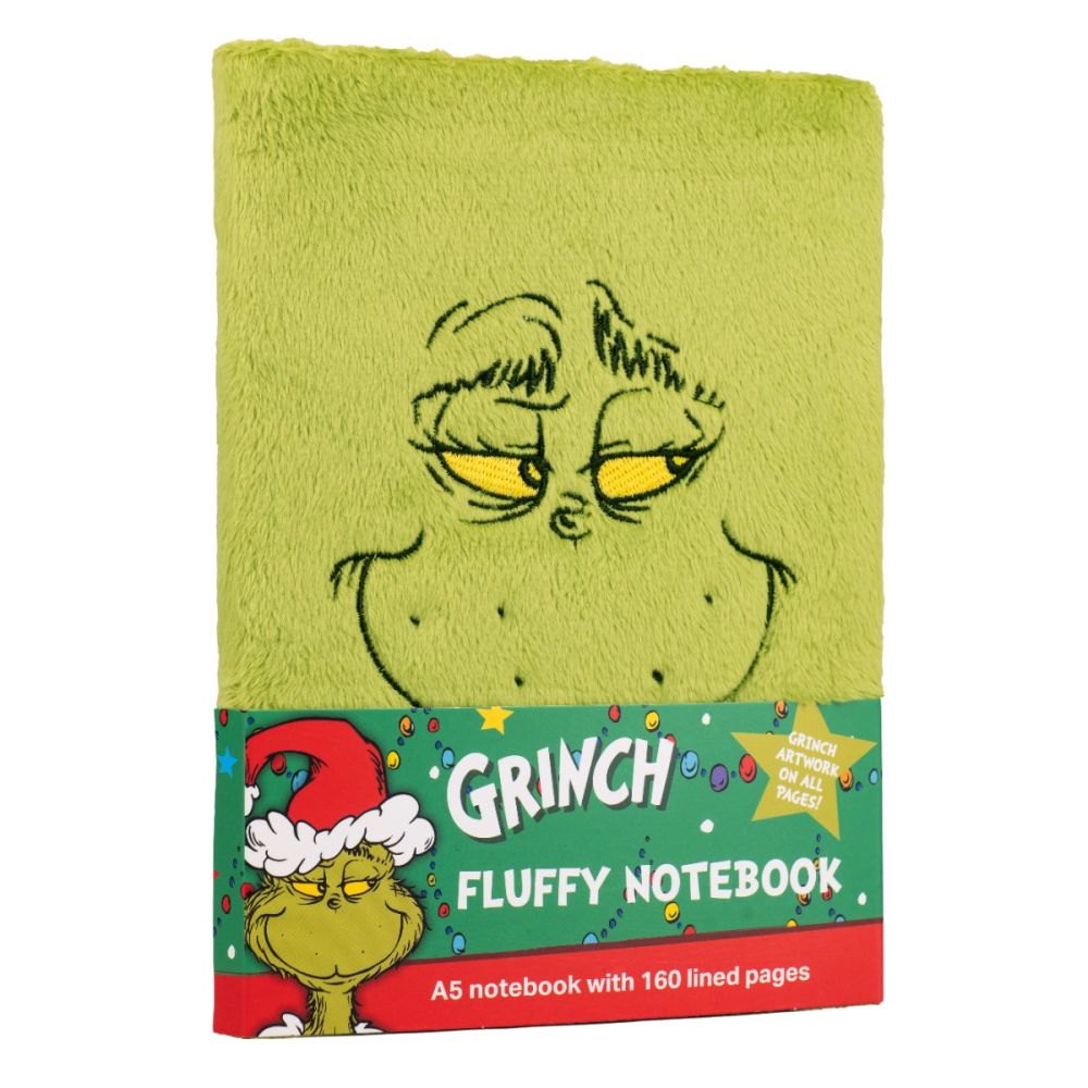 Дневник А5, Grinch, Fluffy Notebook, 160 страници