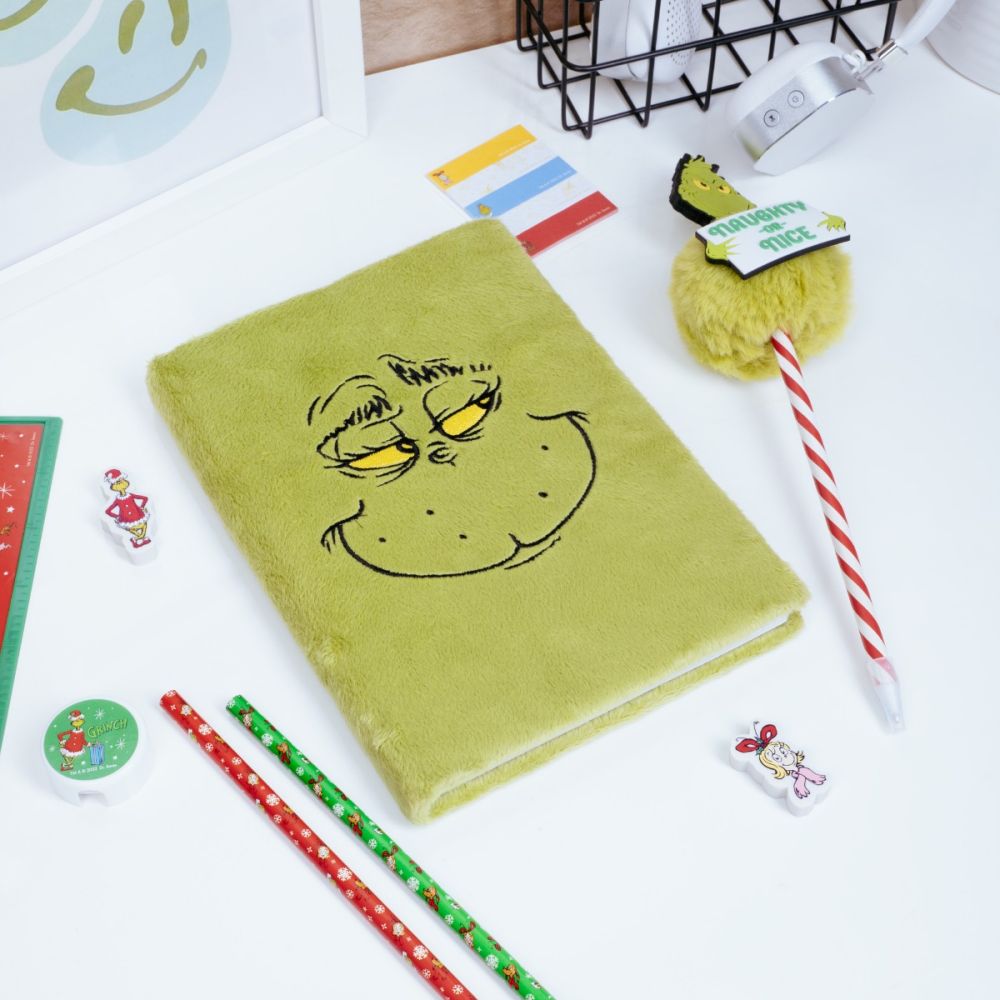 Дневник А5, Grinch, Fluffy Notebook, 160 страници