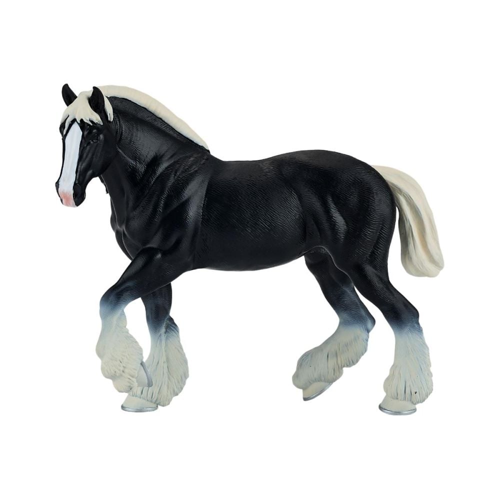 Фигурка Mojo, кон Clydesdale, черен
