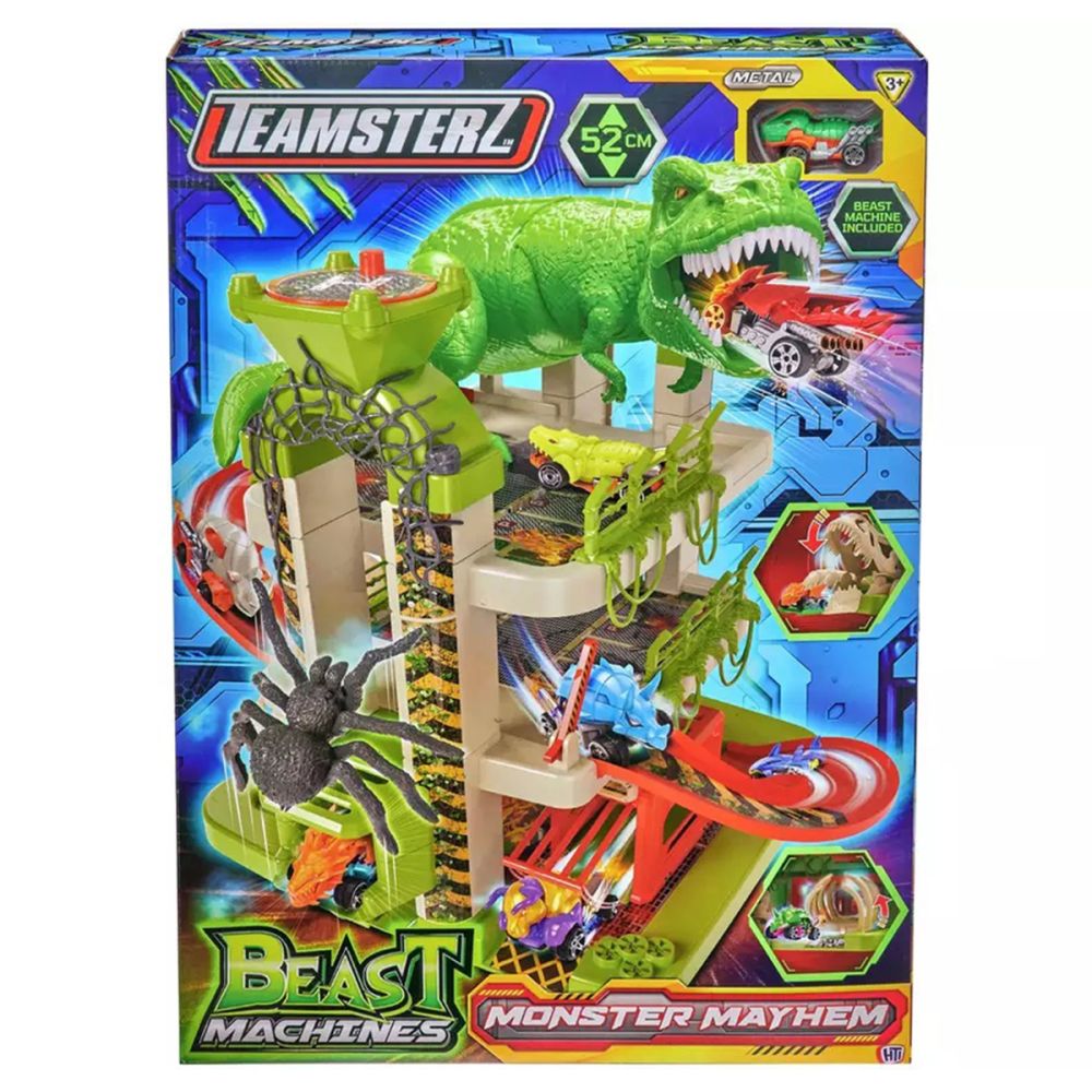 Комплект за игра с количка, Teamsterz, Beast Machines, Monster Mayhem
