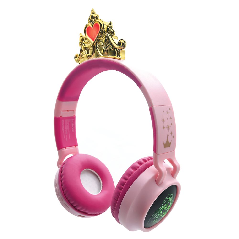 Сгъваеми кабелни слушалки с Bluetooth, Lexibook, Disney Princess 3D