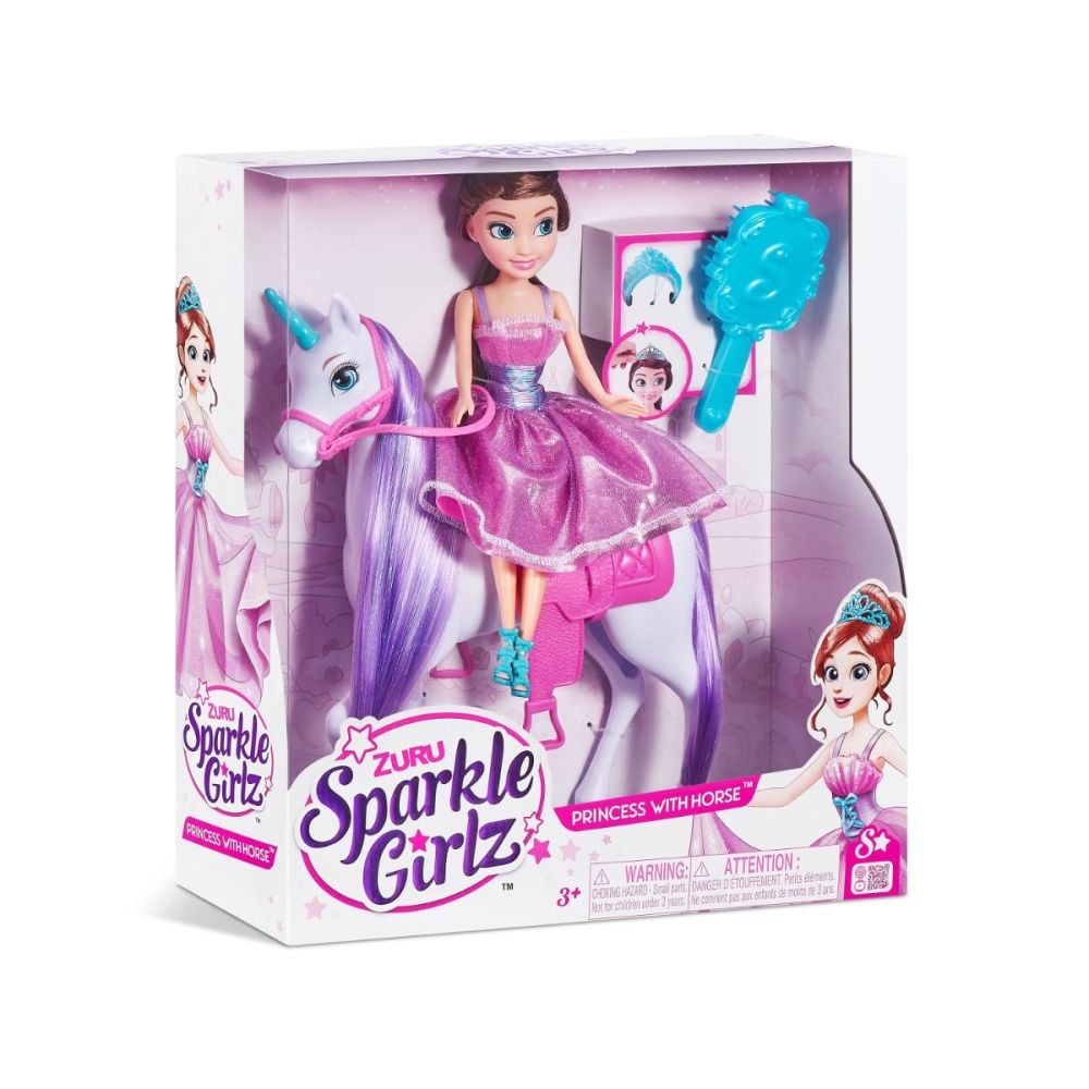 Комплект за игра Sparkle Girlz, Кукла с Еднорог