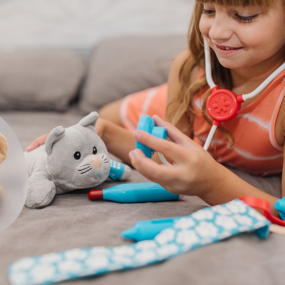 Комплект за игра, Melissa & Doug, При ветеринаря, 24 части, 6074883