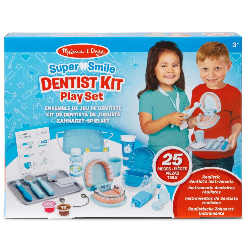 Комплект за игра, Melissa & Doug, На зъболекар, 25 части, 6074886