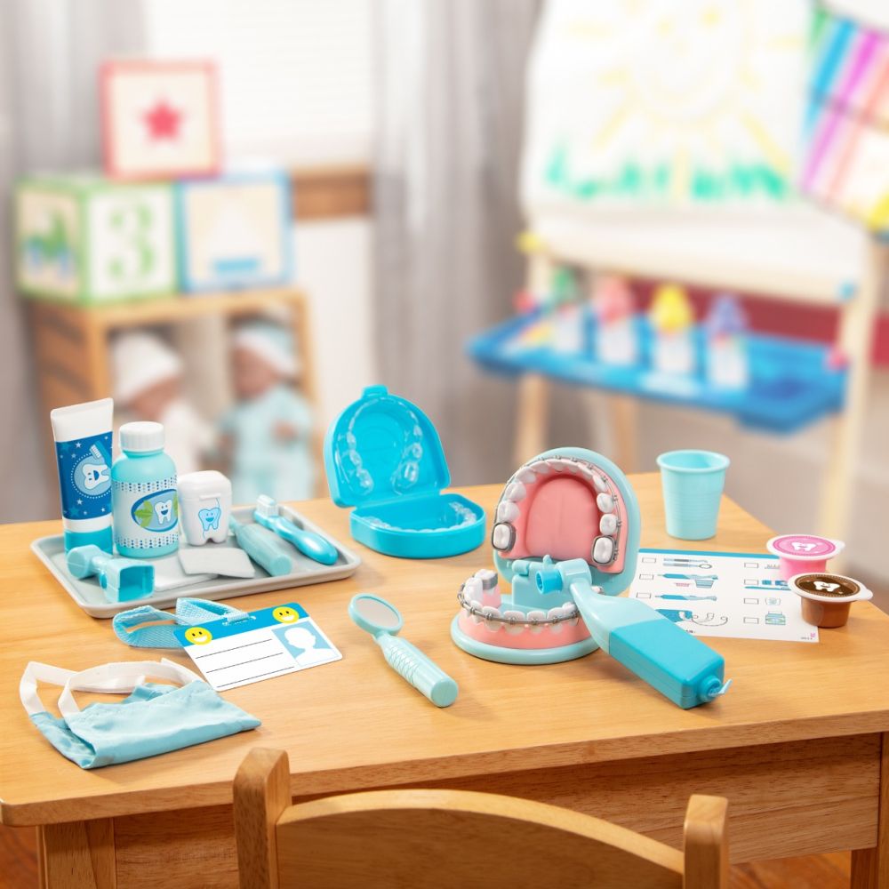 Комплект за игра, Melissa & Doug, На зъболекар, 25 части, 6074886