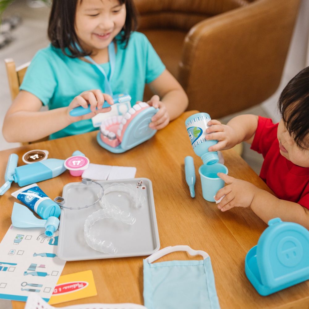 Комплект за игра, Melissa & Doug, На зъболекар, 25 части, 6074886