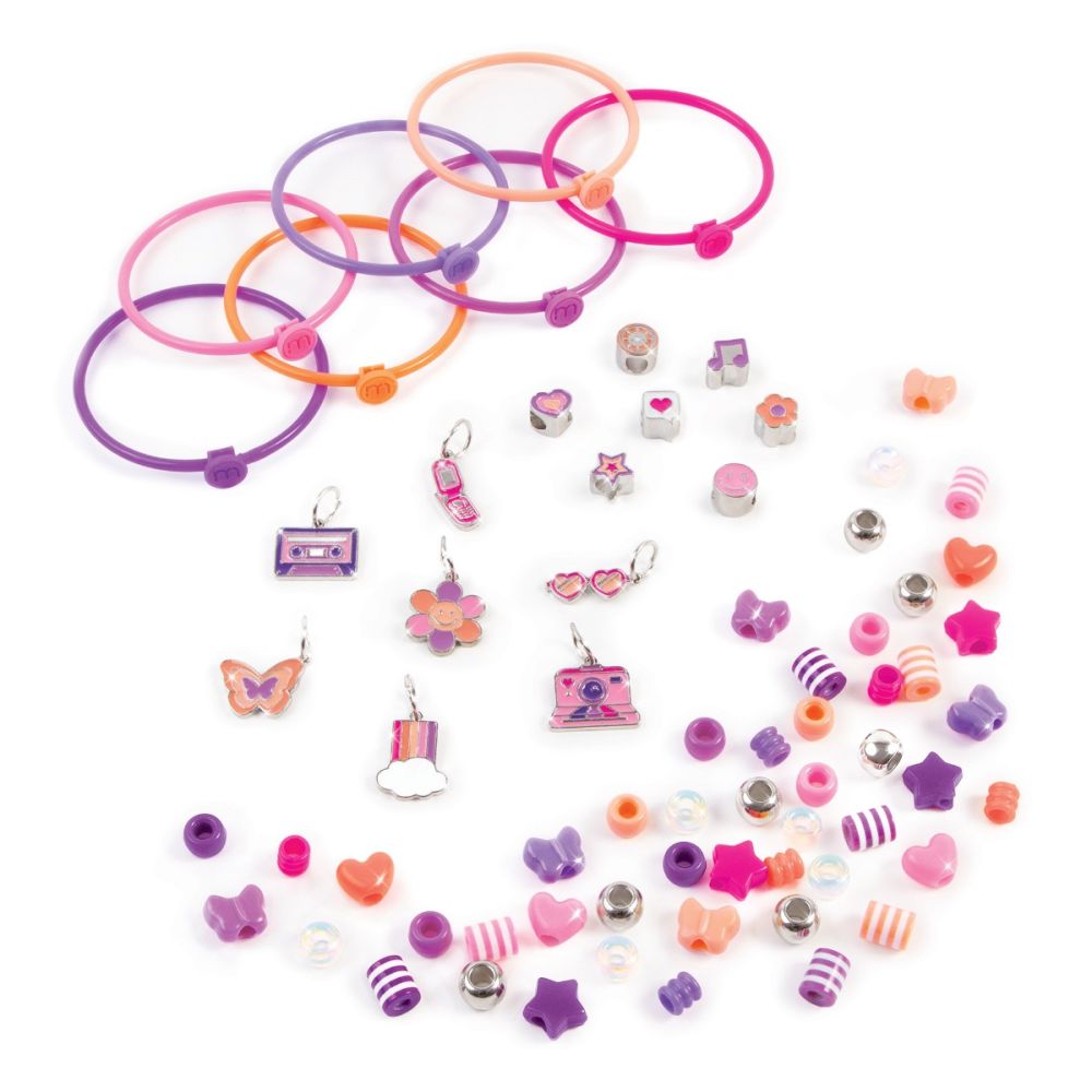 Комплект за създаване на 7 гривни, Make It Real, Fashion Bangle Bracelets, 71 части
