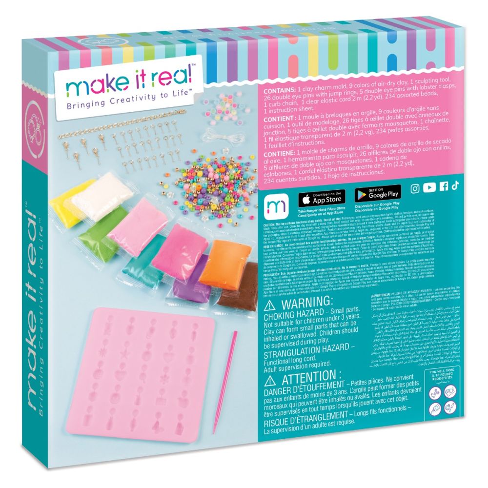 Комплект за създаване на бижута, Make It Real, 30 Clay Charm
