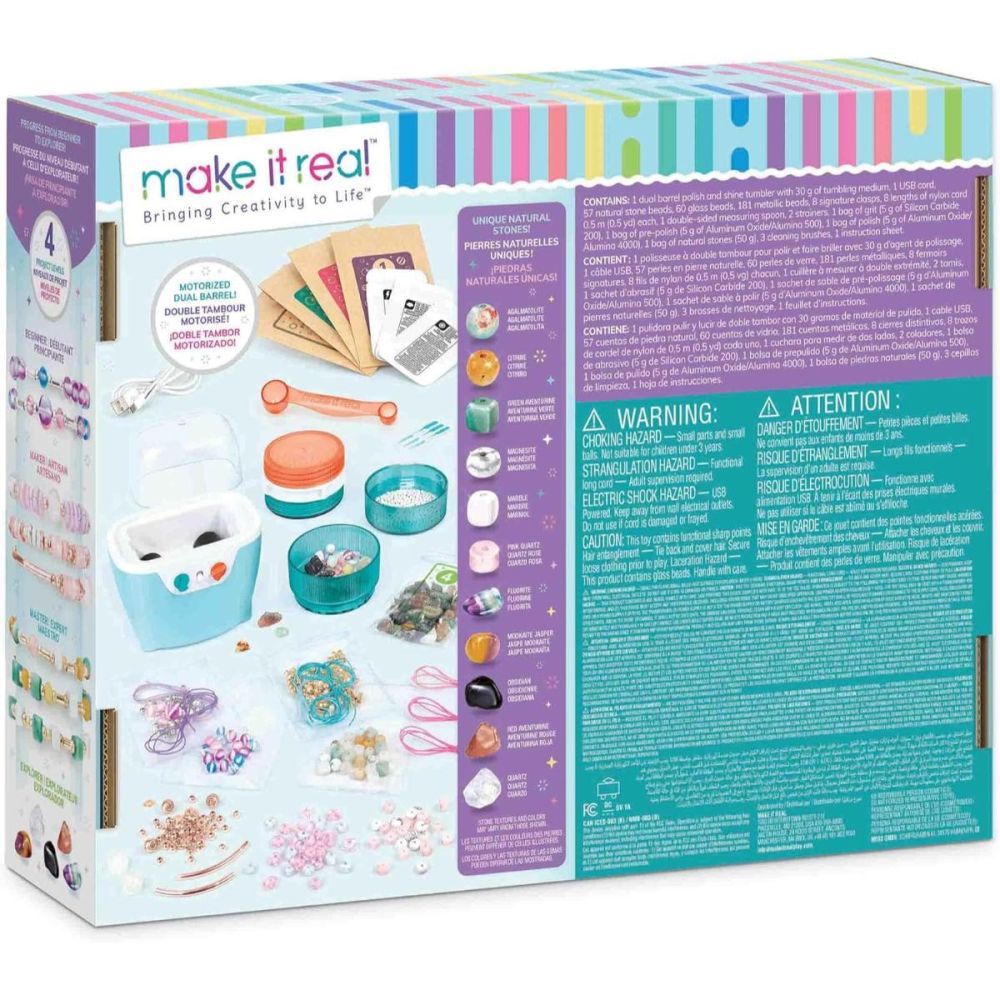 Комплект за полиране на камъчета и мъниста Make It Real, Polish And Shine