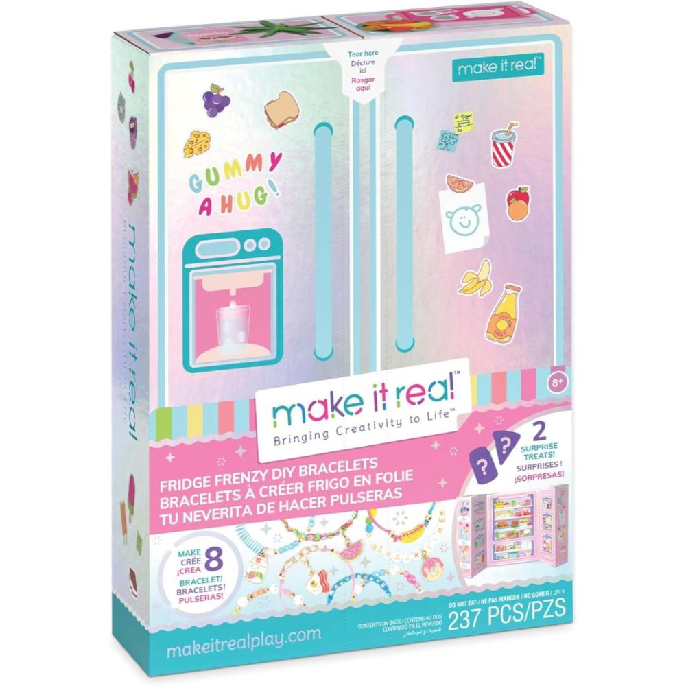 Комплект за изработка на гривни, Make It Real, Fridge Frenzy, 237 части