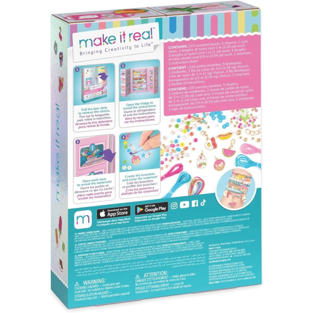 Комплект за изработка на гривни, Make It Real, Fridge Frenzy, 237 части